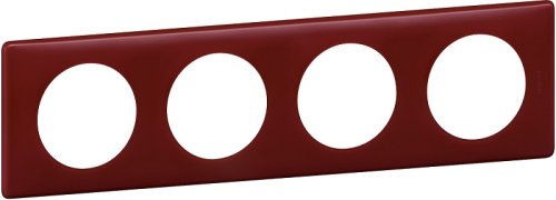 Рамка универсальная Legrand Celiane 4-м. перкаль бордо картинка